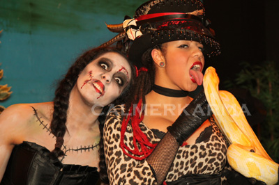 HALLOWEEN THEMED ACTS - LADY VIPER + ZOMBIE