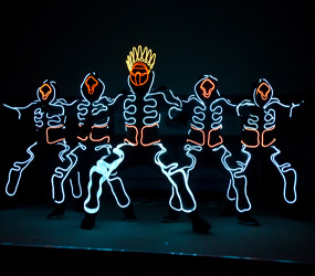 CHOREOGRAPHED LED DANCE SHOW -FUTURISTIC THEMED EVENTS