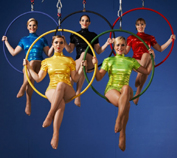 AERIAL ACTS -STUNNING OLYMPICS THEMED HOOP ACT