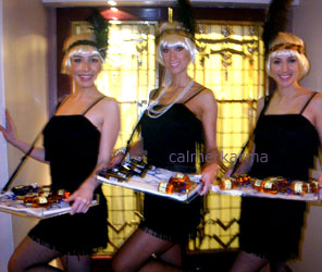 Roaring 20s themed entertainment Flapper Girl Usherettes 