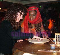 Arabian themed fortune telling - sand readings