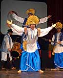 Bhangra dancers