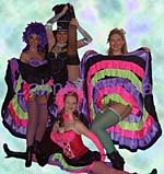 can can dancers a la Moulin