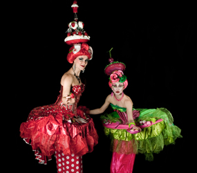 CANDY THEMED STILT WALKERS - THE CUPCAKE STILTS ACT HIRE
