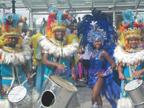 Carnival Dancers and Drummers - London Eye