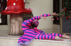 ALICE IN WONDERLAND THEMED ENTERTAINMENT CHESHIRE CAT AND THE TOADSTOOL 