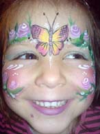 FACE PAINTERS FOR PARTIES - BUTTERFLY