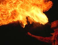 FIRE BREATHING always spectacular