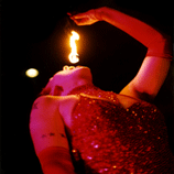 fire eating burlesque style