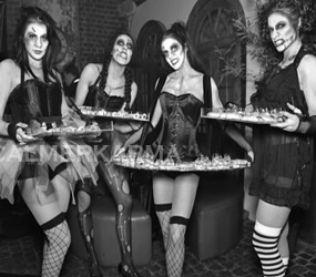 HALLOWEEN SCARY HOSTESSES THE ZOMBIE DOLLS: TRICK OR TREAT ACTS