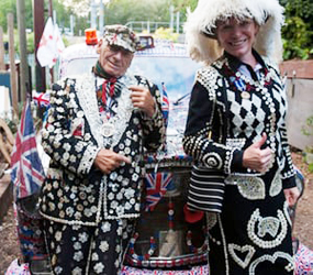 GREAT BRITISH SEASIDE ACTS - PEARLY KINGS & QUEENS TO HIRE LONDON