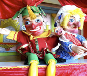 British Seaside - traditional punch and judy act hire