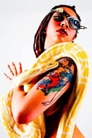 Snake dance Steampunk or Cirque style