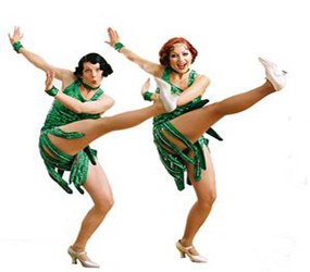 1920s fun charleston dancers hire Strictly style dancers