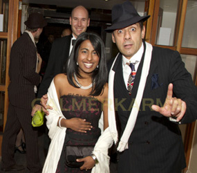 1920S PROHIBITION GANGSTER ENTERTAINERS HIRE - GANGSTER GREETER AND MC 