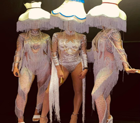 1920s surreal Lampshade girls