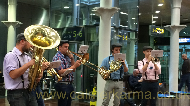 Brass Band Hire - Wandering accoustic traditional British Bands to hire UK