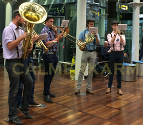 best of british - walkabout brass band to hire london