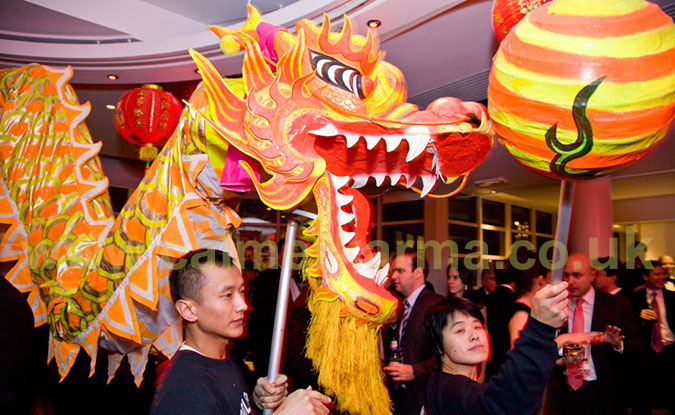 YEAR OF THE DRAGON- CHINESE DRAGON ACT TO HIRE UK