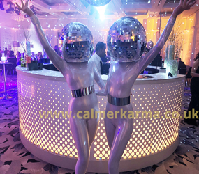Mirror Ball Dancers Hire for Xmas Parties UK