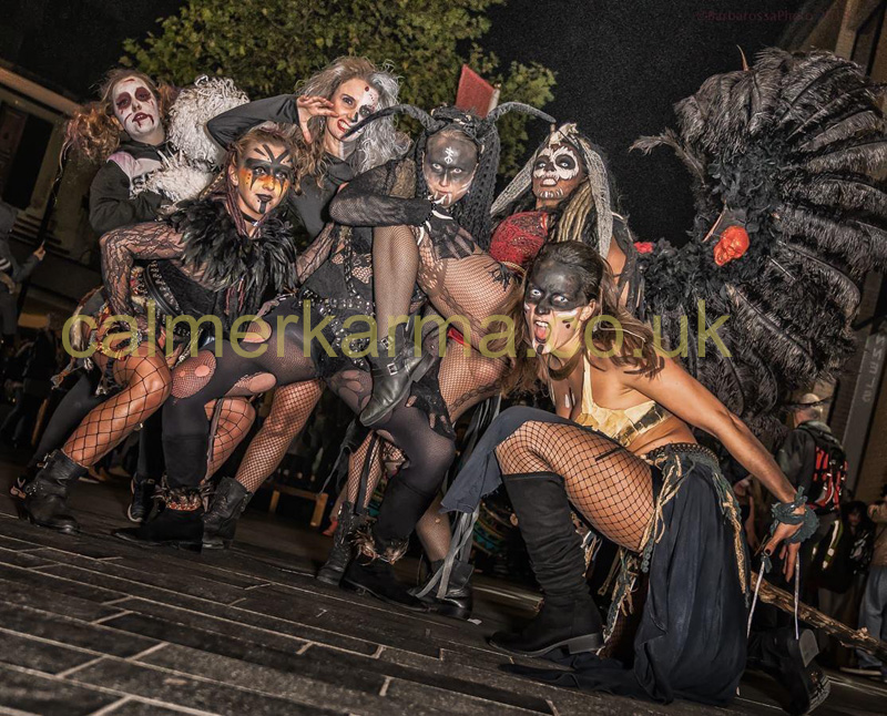 HALLOWEEN FLASHMOBS - DAY OF DEAD DANCERS HIRE UK