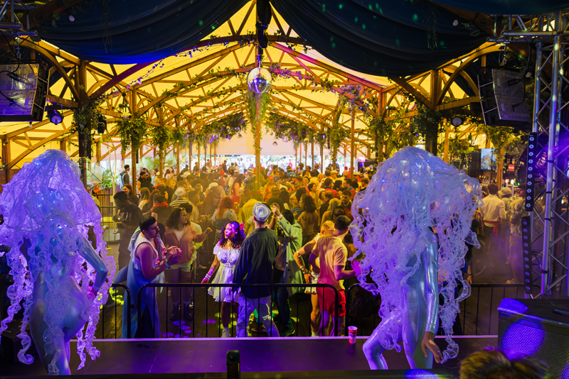 JELLY FISH UNDERWATER THEMED BALLERINAS AND DANCERS HIRE FOR FESTIVALS AND EVENTS
