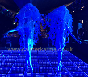 BEACH THEMED DANCERS -JELLYFISH BALLERINAS - LED JELLY FISH DANCERS TO HIRE 