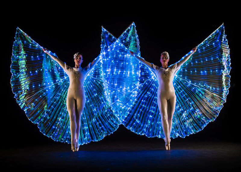 LED WING DANCERS - LIGHT UP BALLERINAS ACT HIRE