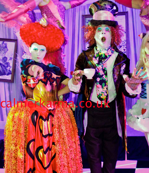 RED QUEEN QUEEN OF HEARTS PERFORMER TO HIRE -ALICE IN WONDERLAND CORPORATE PARTIES 