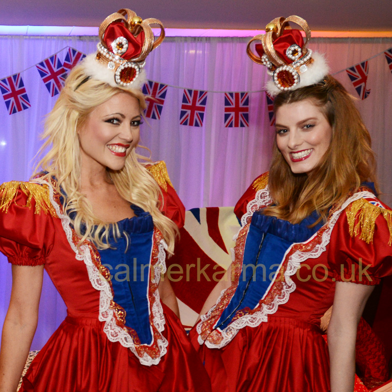 ROYAL USHERETTES - ROYAL JUBILEE THEMED ENTERTAINMENT TO HIRE UK