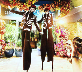 Skeleton Stilts- Day of the Dead Themed Entertainment