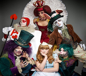ALICE IN WONDERLAND THEMED ENTERTAINMENT - TWISTED WALKABOUT CHARACTERS