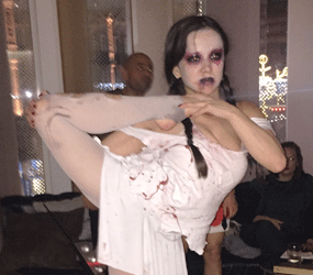 Undead Toy Doll Contortionists hire -  HALLOWEEN CONTORTION ACTS LONDON 