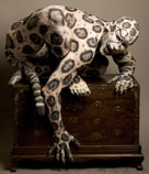 Live Leopard Statue