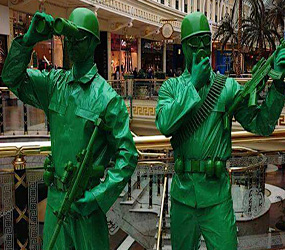 Halloween - Toy Soldier performers hire